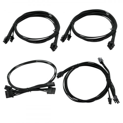 EVGA 1600W G2/P2/T2 Additional Power Supply Cable Set (Individually Sleeved)