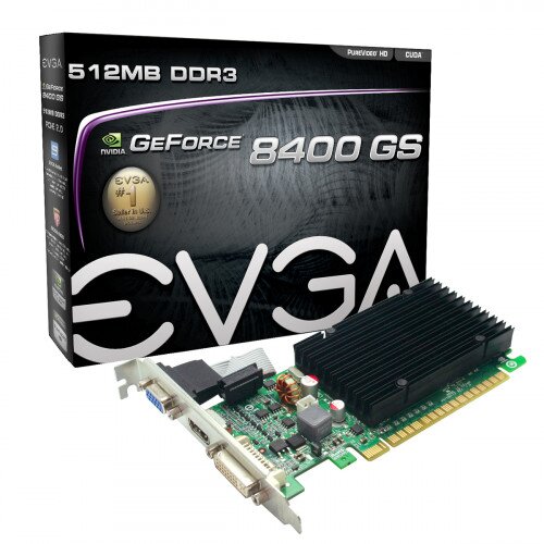 EVGA e-GeForce 8400 GS Graphics Card