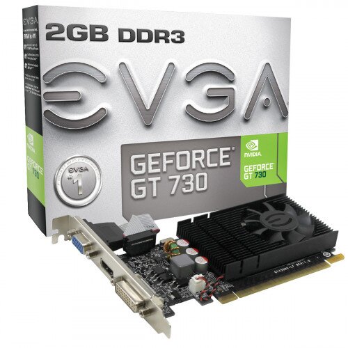 EVGA GeForce GT 730 2GB (Low Profile) Graphics Card