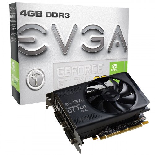 EVGA GeForce GT 740 4GB Superclocked (Dual Slot) Graphics Card