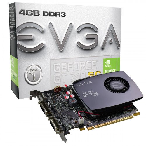 EVGA GeForce GT 740 4GB Superclocked (Single Slot) Graphics Card