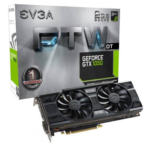 EVGA GeForce GTX 1050 FTW DT Gaming, 2GB GDDR5, ACX 3.0 Graphics Card