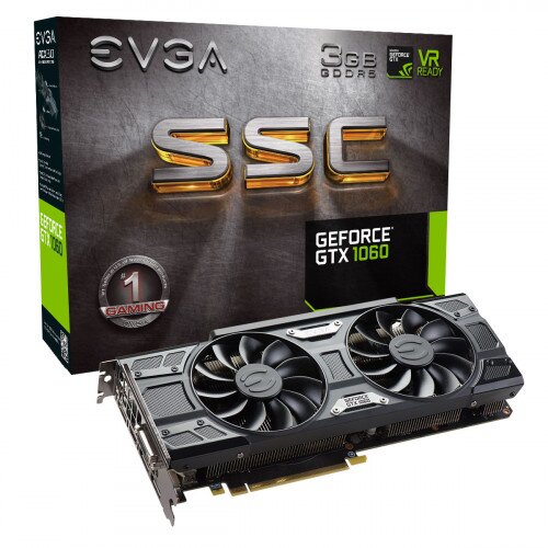 EVGA GeForce GTX 1060 SSC Gaming, 3GB GDDR5, ACX 3.0 & LED Graphics Card