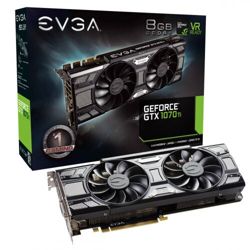 EVGA GeForce GTX 1070 Ti SC Gaming, 8GB GDDR5, ACX 3.0 & Black Edition Graphics Card
