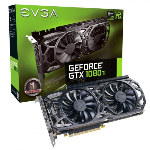 EVGA GeForce GTX 1080 Ti Black Edition Gaming, 11GB GDDR5X, iCX Cooler & LED Graphics Card