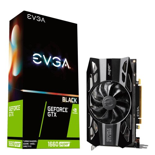 EVGA GeForce GTX 1660 SUPER BLACK GAMING Graphics Card
