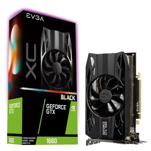 EVGA GeForce Gtx 1660 XC Black Gaming Graphics Card