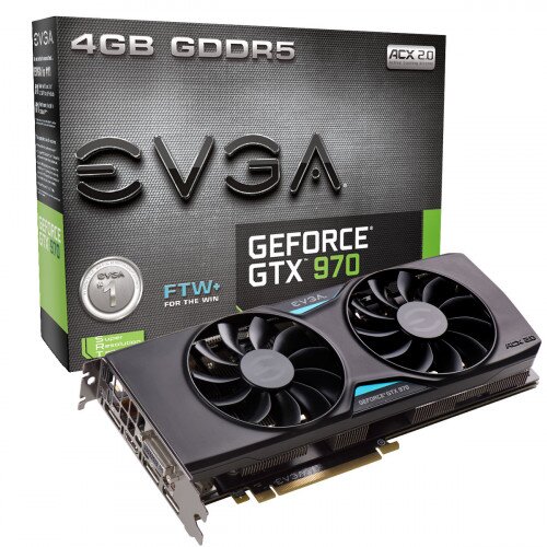 EVGA GeForce GTX 970 FTW+ GAMING ACX 2.0+ Graphics Card