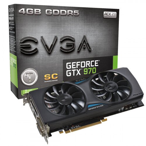 EVGA GeForce GTX 970 SC GAMING ACX 2.0 Graphics Card
