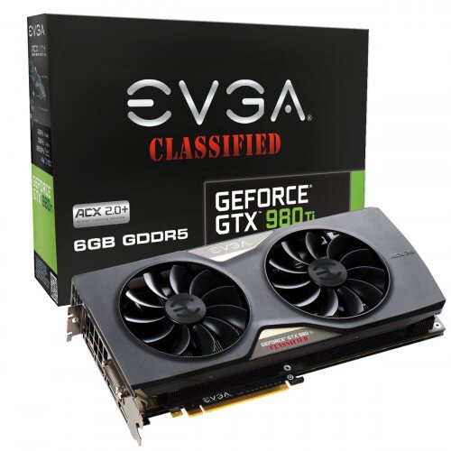 EVGA GeForce GTX 980 Ti Classified Gaming ACX 2.0+ Graphics Card