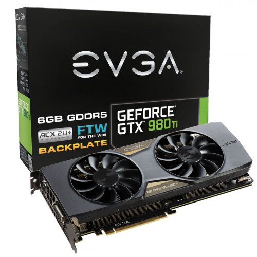 EVGA GeForce GTX 980 Ti FTW GAMING ACX 2.0+ Graphics Card