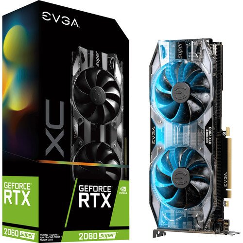 EVGA GeForce RTX 2060 SUPER XC GAMING 8GB GDDR6 Dual HDB Fans RGB LED Metal Backplate Graphics Card