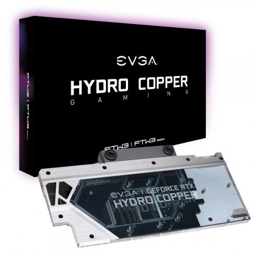 EVGA Hydro Copper Waterblock for EVGA GeForce RTX 2080 Ti FTW3, RGB