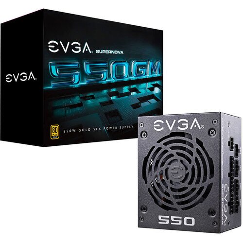 EVGA Supernova 550 GM, 80 Plus Gold 550W Fully Modular Power Supply