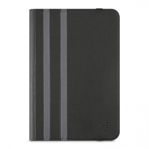 Belkin Twin Stripe Folio for iPad mini 4, iPad mini 3, iPad mini 2 and iPad mini - Blacktop/Gravel