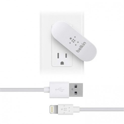 Belkin Dual Swivel Charger with Lightning to USB Cable (10 Watt/2.1 Amp Per Port)