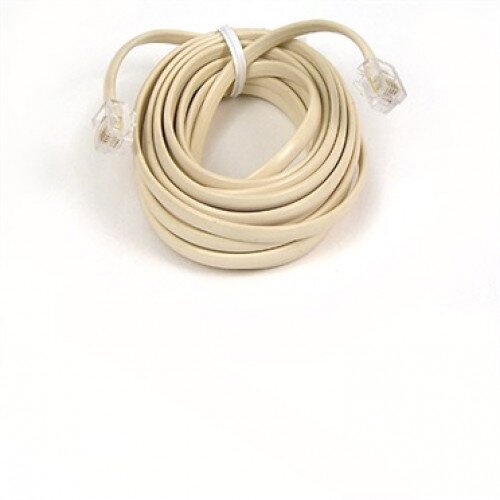 Belkin Phone Line Cord - Ivory - 25ft