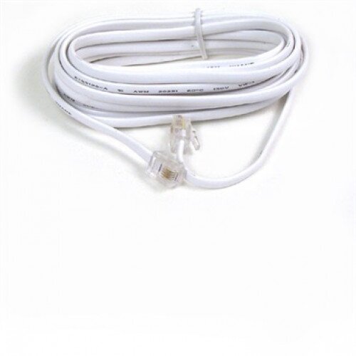 Belkin Phone Line Cord - White - 25ft