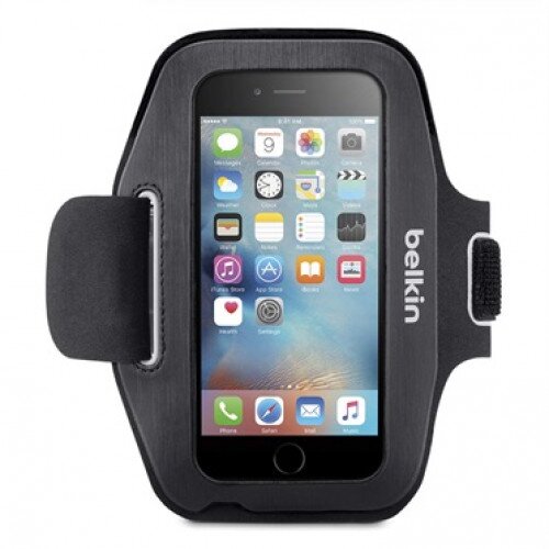Belkin Sport-Fit Armband for iPhone 6 and iPhone 6s - Blacktop/Overcast