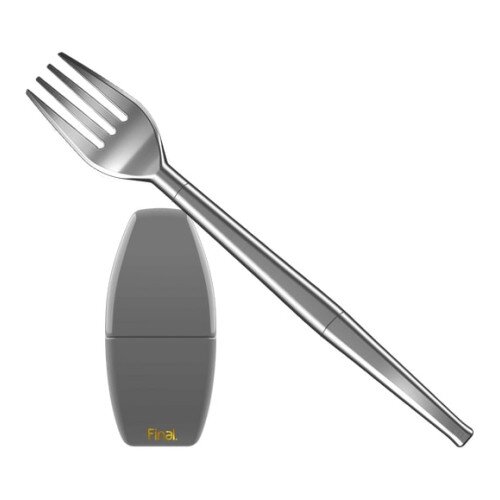 FinalStraw Cutlery Spork - Silver - FinalFork - Shark-Butt Grey