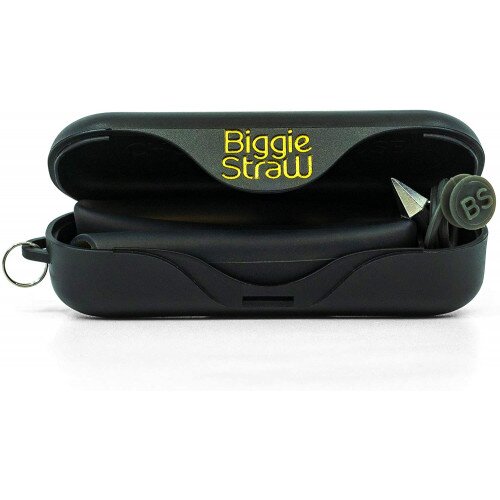 FinalStraw Reusable BiggieStraw - Pirate's Booty Black
