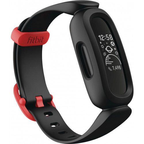 Fitbit Ace 3 Activity Tracker For Kids - Black / Sport Red