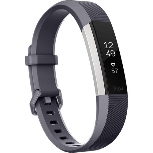 Fitbit Alta HR Fitness Wristband - Blue Gray - Large