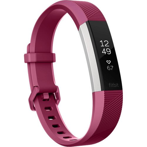 Fitbit Alta HR Fitness Wristband - Fuchsia - Large