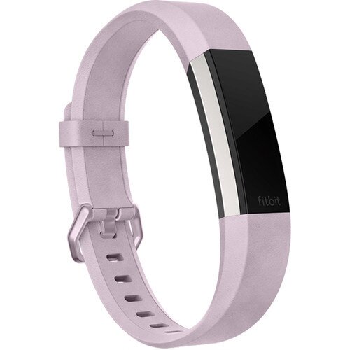Fitbit Alta HR & Alta Leather Band - Lavender - Large