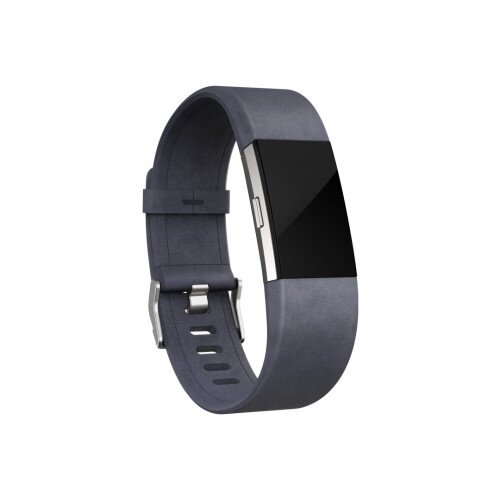 Fitbit Charge 2 Leather Band - Indigo - Large