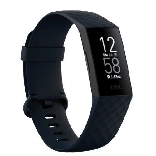 Fitbit Charge 4 Advanced Fitness Tracker - Storm Blue / Black