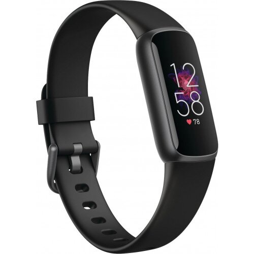 Fitbit Luxe Fitness + Wellness Tracker - Black/Graphite Stainless Steel