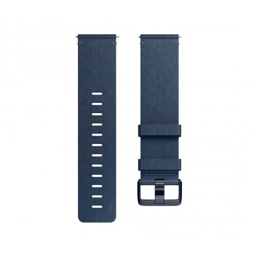 Fitbit Versa 2, Versa & Versa Lite Horween Leather Band - Midnight Blue - Small