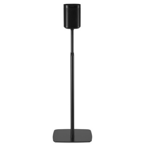 Flexson Adjustable Floor Stand for Sonos One or Play:1 (Pair) - Black