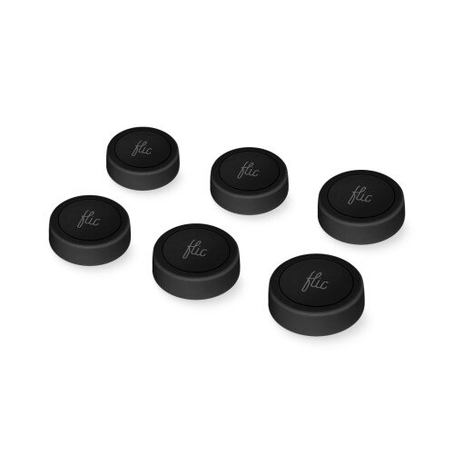 Flic 2 Smart Button - 6-Pack - Black