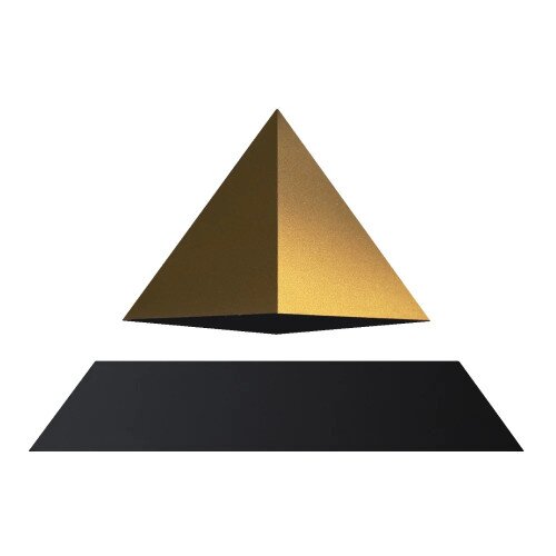 Flyte Py Levitating Pyramid - Gold - Black