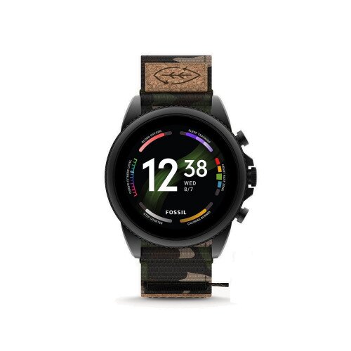 Fossil Gen 6 Smartwatch - Green Camo Grosgrain