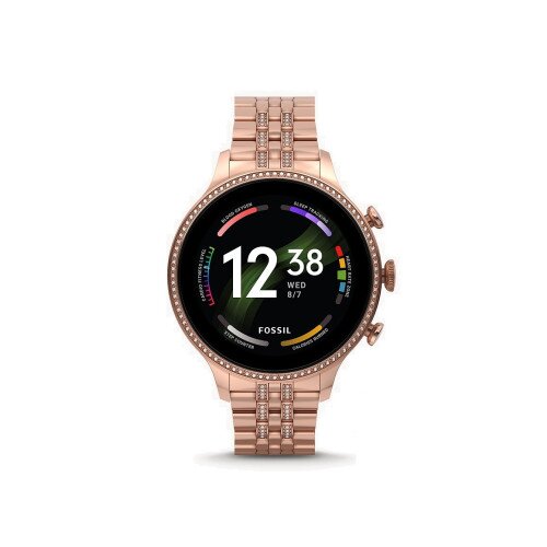 Fossil Gen 6 Smartwatch Rose Gold-Tone Stainless Steel