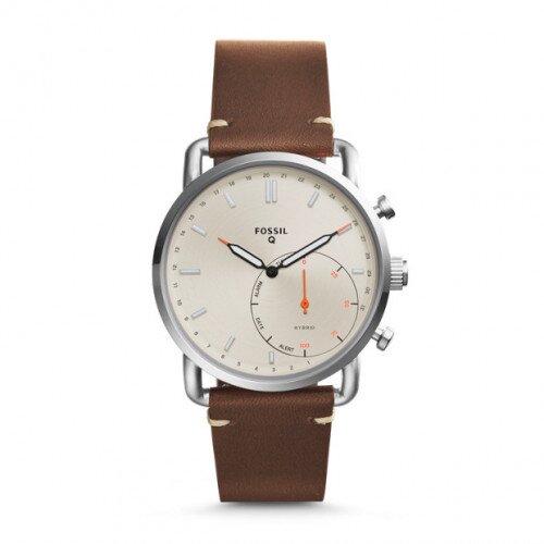 Fossil Hybrid Smartwatch - Dark Brown Leather