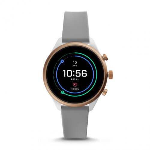 Fossil Sport Smartwatch - Gray Silicone - 41mm - 18mm