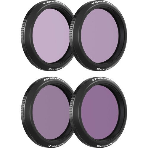 Freewell DJI Osmo Action 5 Pro ND/PL Filters 4Pack