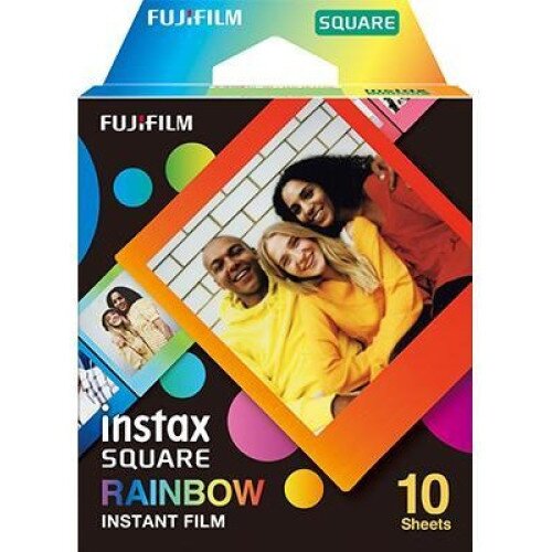 Fujifilm Instax SQUARE Film - Rainbow - 10 Sheets