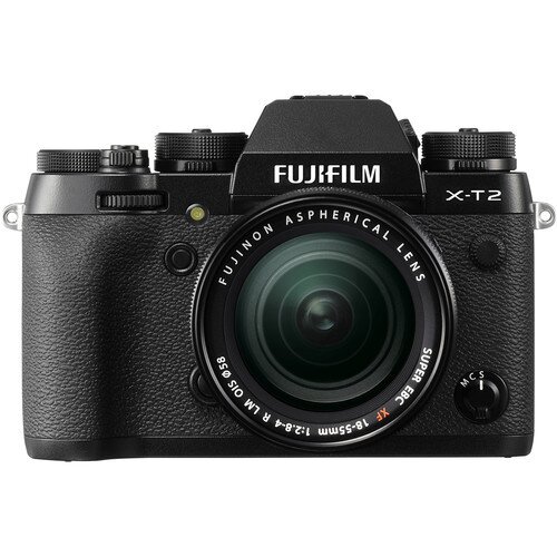 Fujifilm X-T2 X Series Digital Camera - 18-55mm Lens - Black
