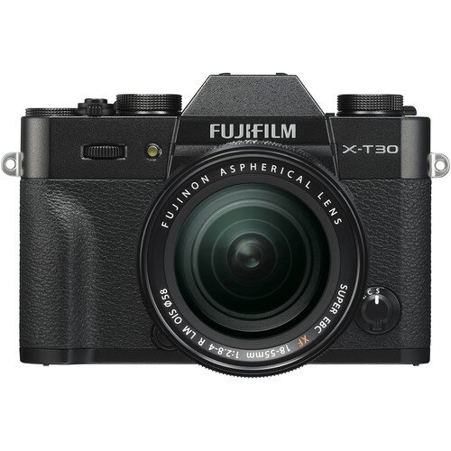 Fujifilm X-T30 Digital Camera - 18-55mm Lens - Black