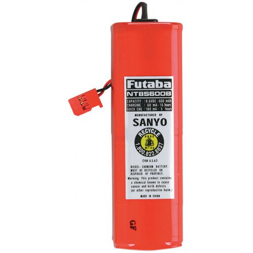 Futaba NT8S600B 9.6V 600mAh Transmitter Battery (8-Cell Square)