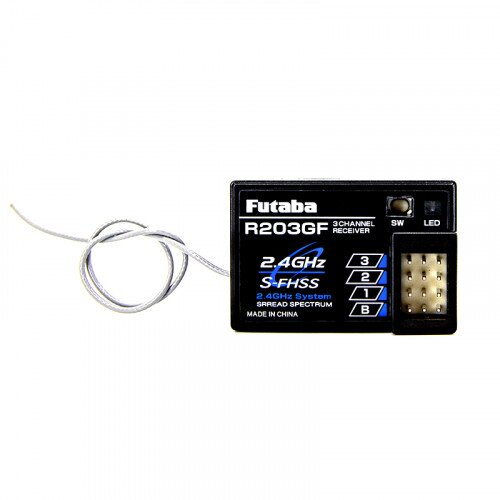 Futaba R203GF- S-FHSS 2.4 GHz System 3-Channel Receiver