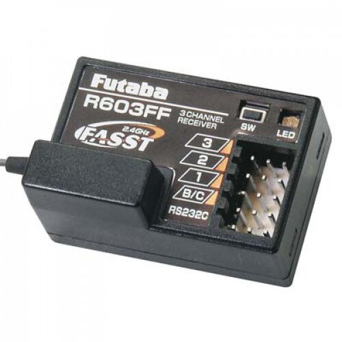 Futaba R603FF 3-Channel FASST Receiver 3PM/3PK/4PK