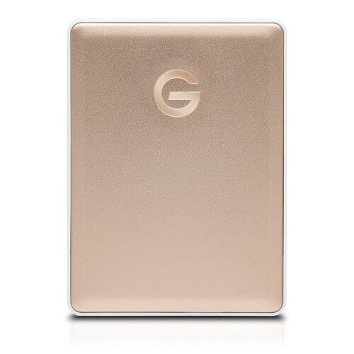 G-Technology G-DRIVE Mobile USB-C External Hard Drive - Gold - 2TB