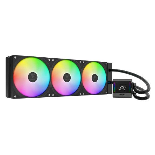 Gamdias Chione E4-420 AIO Liquid Cooler - Black