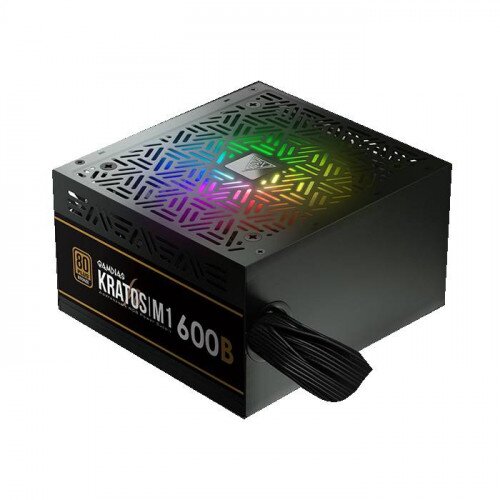 Gamdias Kratos M1 80 Plus Bronze RGB Power Supply - 600W